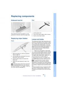 BMW-X3-E83-owners-manual page 101 min