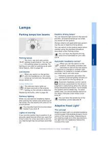 BMW-X3-E83-owners-manual page 59 min