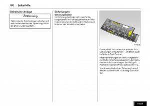 Opel-Meriva-I-1-A-Chevrolet-Meriva-Vauxhall-Meriva-Handbuch page 192 min