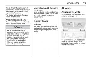 Opel-Mokka-owners-manual page 121 min