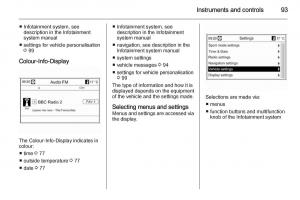 Opel-Mokka-owners-manual page 95 min