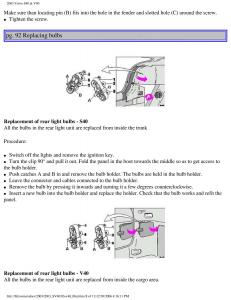 Volvo-V40-S40-owners-manual page 122 min