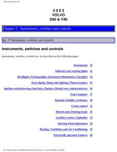 Volvo-V40-S40-owners-manual page 28 min