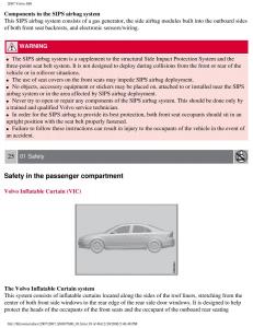 volvo-S80-II-2-owners-manual page 25 min