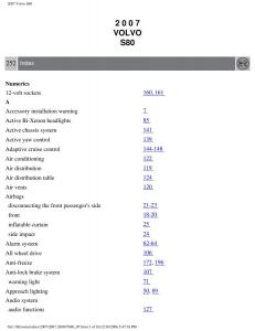 volvo-S80-II-2-owners-manual page 311 min