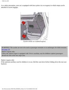 Volvo-850-owners-manual page 135 min