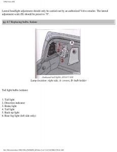 Volvo-850-owners-manual page 199 min