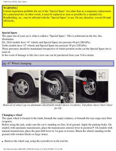 Volvo-740-GL-GLE-Turbo-owners-manual page 78 min