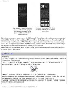 Volvo-940-owners-manual page 97 min