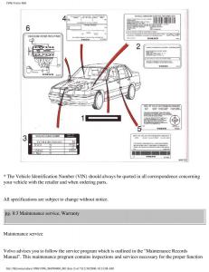 Volvo-960-owners-manual page 218 min