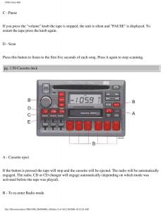 Volvo-960-owners-manual page 70 min