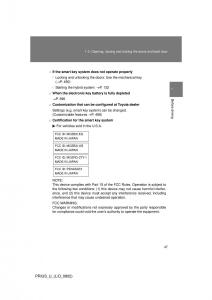 Toyota-Prius-II-2-NHW20-owners-manual page 41 min