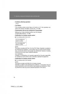 Toyota-Prius-II-2-NHW20-owners-manual page 44 min