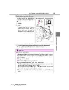 Toyota-Corolla-XI-11-E160-owners-manual page 147 min