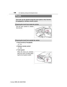 Toyota-Corolla-XI-11-E160-owners-manual page 148 min