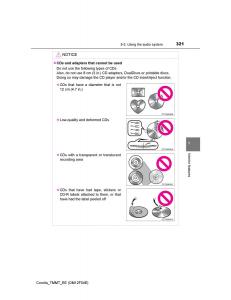 Toyota-Corolla-XI-11-E160-owners-manual page 321 min