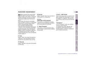 BMW-5-E39-owners-manual page 73 min