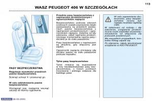 Peugeot-406-instrukcja-obslugi page 111 min