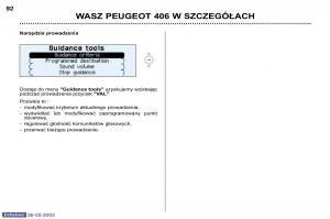 Peugeot-406-instrukcja-obslugi page 88 min