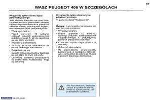 Peugeot-406-instrukcja-obslugi page 94 min