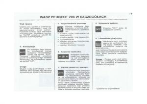 Peugeot-206-instrukcja-obslugi page 72 min