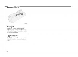 Volvo-V70-II-2-Handbuch page 73 min