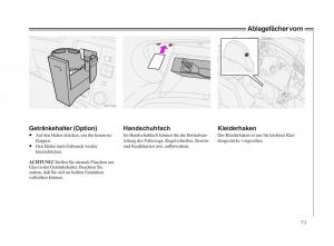 Volvo-V70-II-2-Handbuch page 74 min