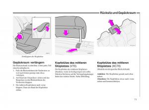 Volvo-V70-II-2-Handbuch page 76 min