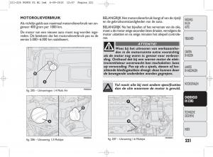 Fiat-Punto-Evo-handleiding page 223 min