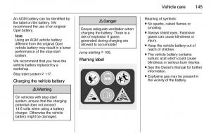 Opel-Vivaro-II-2-owners-manual page 147 min