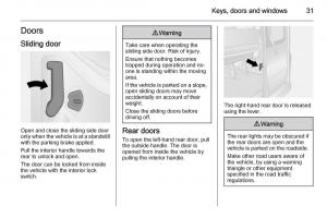 Opel-Vivaro-II-2-owners-manual page 33 min