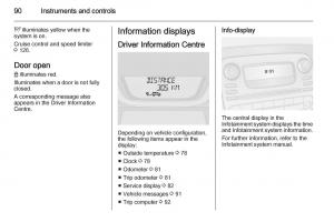 Opel-Vivaro-II-2-owners-manual page 92 min