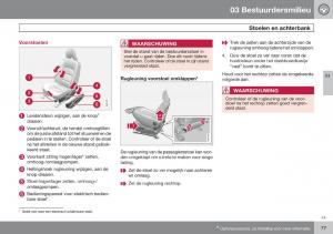 Volvo-V70-III-3-handleiding page 78 min