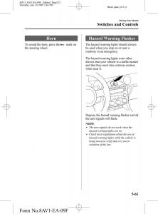 Mazda-MX-5-Miata-NC-III-3-owners-manual page 213 min