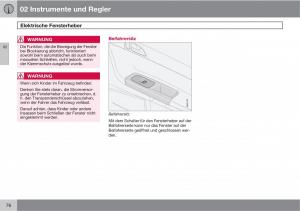 Volvo-C70-M-II-2-Handbuch page 78 min