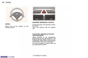 Peugeot-307-owners-manual page 101 min