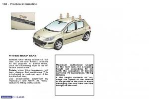 Peugeot-307-owners-manual page 154 min