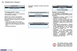 Peugeot-307-owners-manual page 42 min