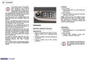 Peugeot-307-owners-manual page 54 min