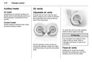 Opel-Corsa-D-owners-manual page 112 min