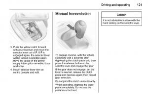 Opel-Corsa-D-owners-manual page 123 min