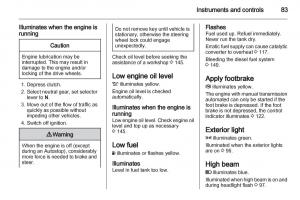 Opel-Corsa-D-owners-manual page 85 min