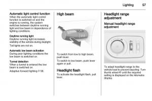 Opel-Corsa-D-owners-manual page 99 min