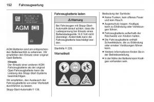 Opel-Corsa-E-Handbuch page 194 min