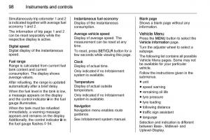 Opel-Corsa-E-owners-manual page 100 min