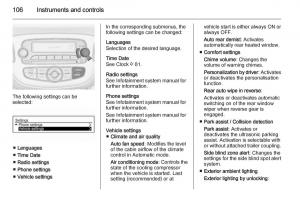 Opel-Corsa-E-owners-manual page 108 min