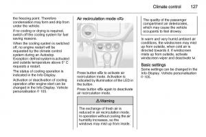 Opel-Corsa-E-owners-manual page 129 min