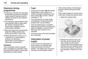 Opel-Corsa-E-owners-manual page 142 min