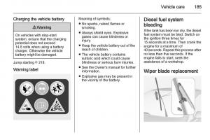 Opel-Corsa-E-owners-manual page 187 min