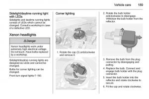 Opel-Corsa-E-owners-manual page 191 min